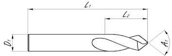 Series 161 - Spotting Drill - Dimensions Image