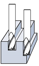 Series 101 - 3 Flute End Mills Uncoated - Design Image