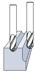 Series 111 - 4 Flute Ballnose Coated - Design Image