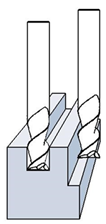 Series 141 - 2 Flute Slot Drill - Design Image