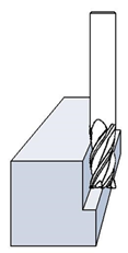 Series 154 - 4 Flute Vari Flute End Mill - Design Image